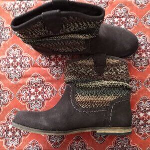 the SAK Brown Multi Jezebelle Slouch Boots Size 6 NWOB